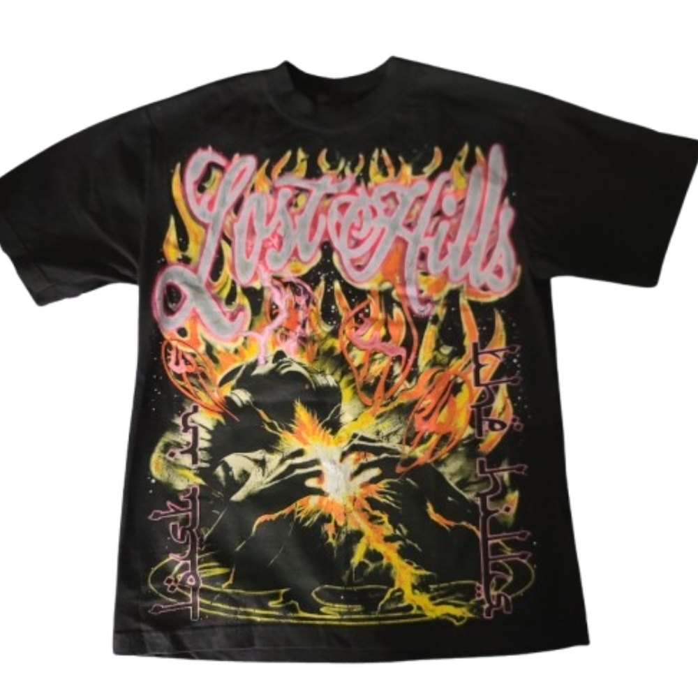 Lost Hills Graphic Black T-shirt